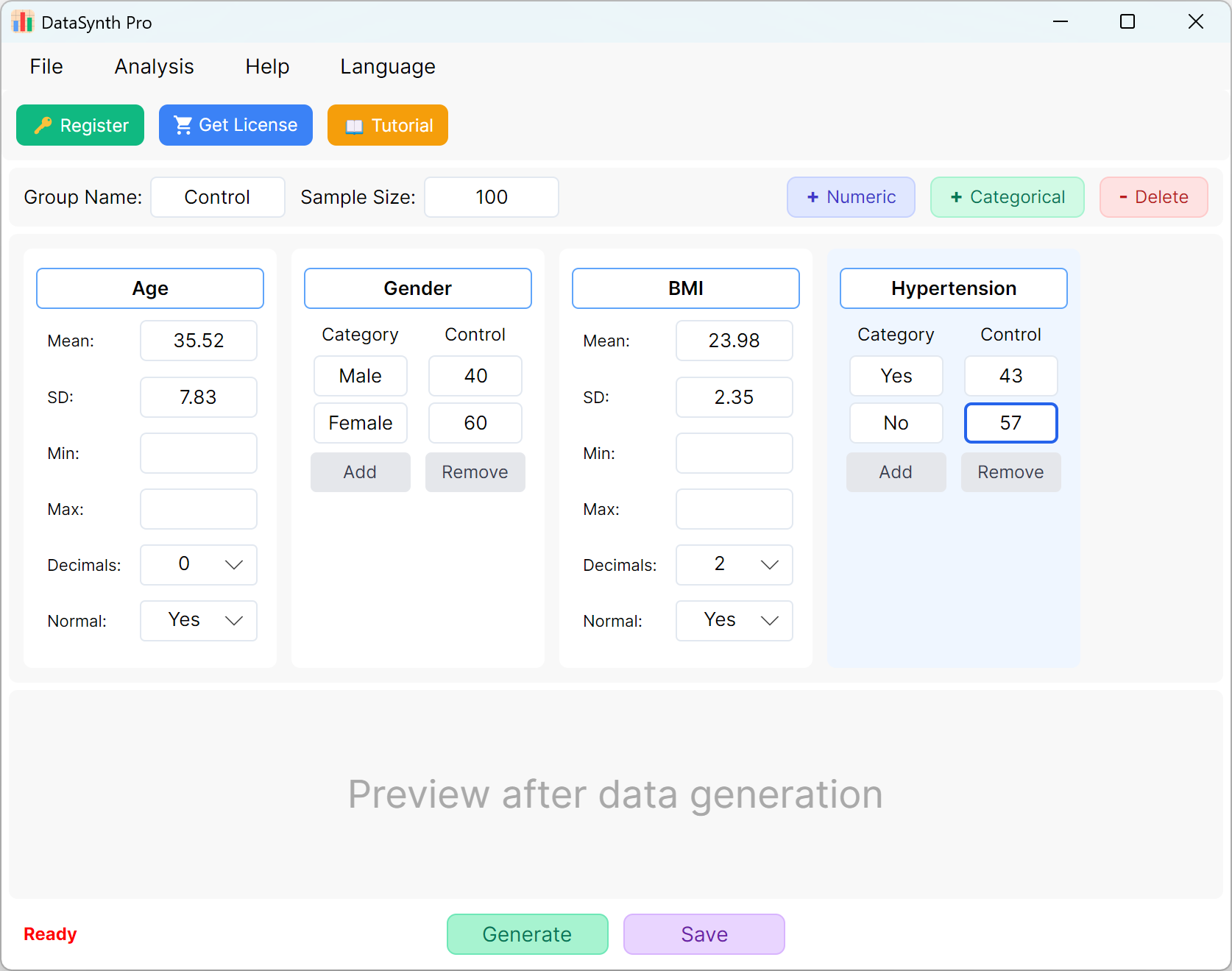 Figure: User Interface / Operations for Adding Variables